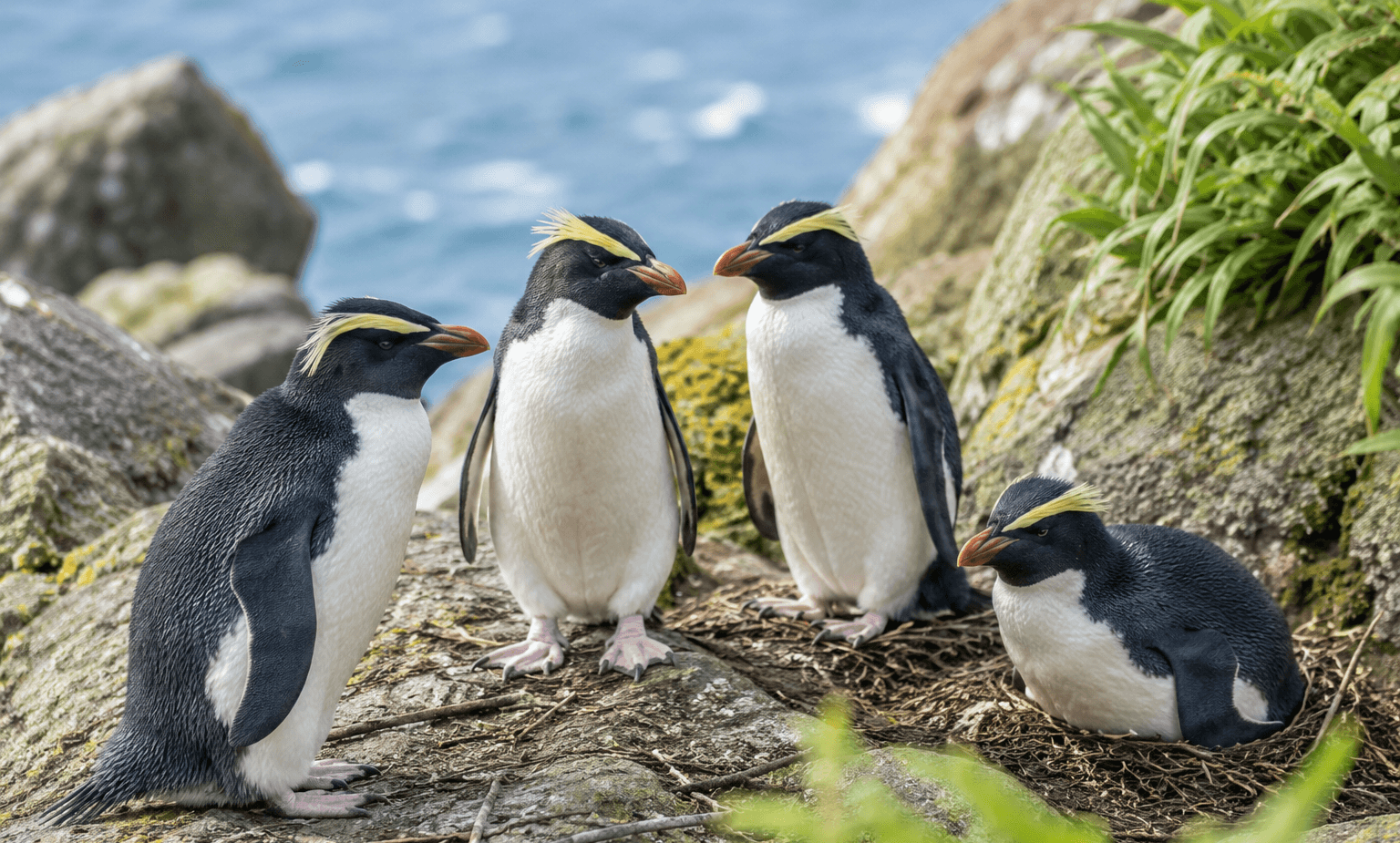 Fiordland penguins